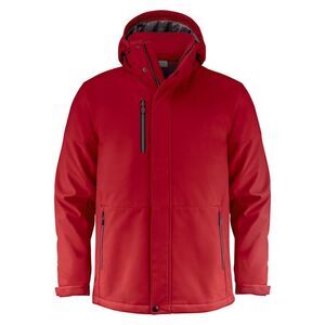 Printer Mens Overlanding Soft Shell Jacket / Red